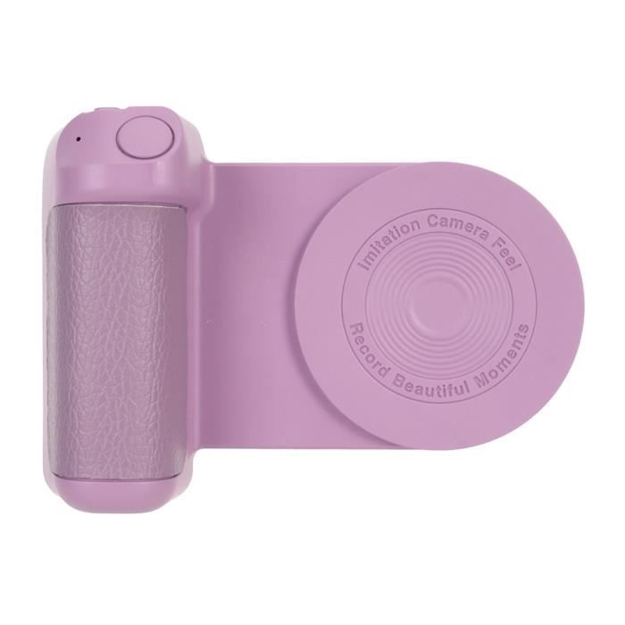 TELESIN Fun Shot Poignée magnétique pour téléphone portable, appareil photo reflex numérique pour iPhone et Android avec contrôle Bluetooth amovible – Filetage 6,35 mm – Poignée ergonomique