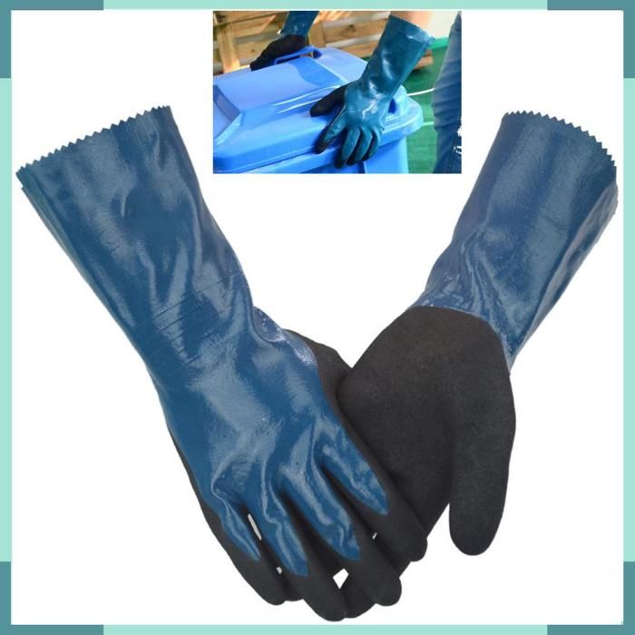 Gants De Travail Imperméables Et Thermiques - 1 Paire - Revêtement Latex - Pour Jardinage, Bricolage, Extérieur
