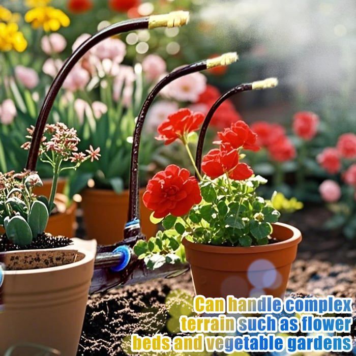 360° Curved Garden Automatic Irrigation System,Kit arrosage automatique ...