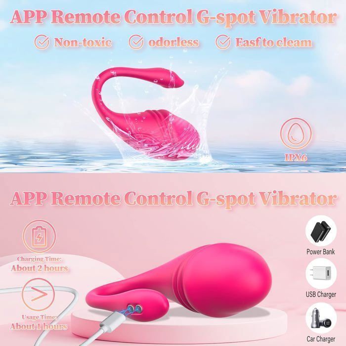Vibromasseur Feminin Clitoridien Bullet Bluetooth Vibrateur Tlcommand  Point G pour Femme Sex Toys Stimulateur de Clitoris - Cdiscount Boutique  Erotique