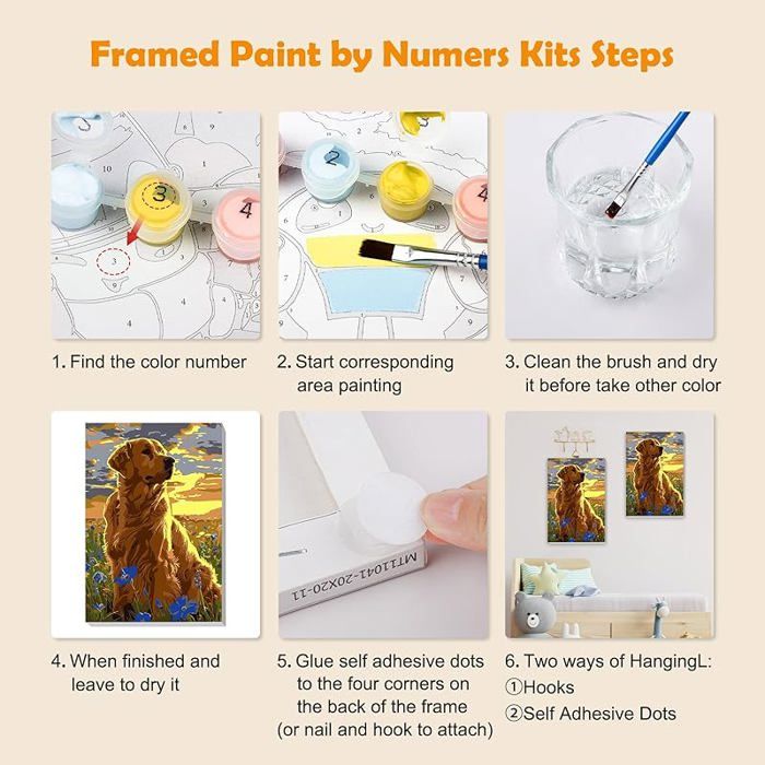 Peindre Par Numéro Adulte , Figured'Art Peinture par Numéro Adulte Arbres en Hiver - PFPLCP