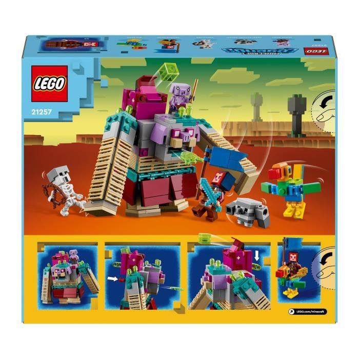 LEGO Minecraft 21244 L'Avant-Poste de l'Épée, Jouet, et Figurines Creeper,  Squelette, pour Enfants - Cdiscount Jeux - Jouets