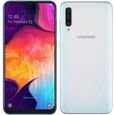 SAMSUNG Galaxy A50 - Smartphone 64Go, 4Go RAM, Single Sim, Blanc-0