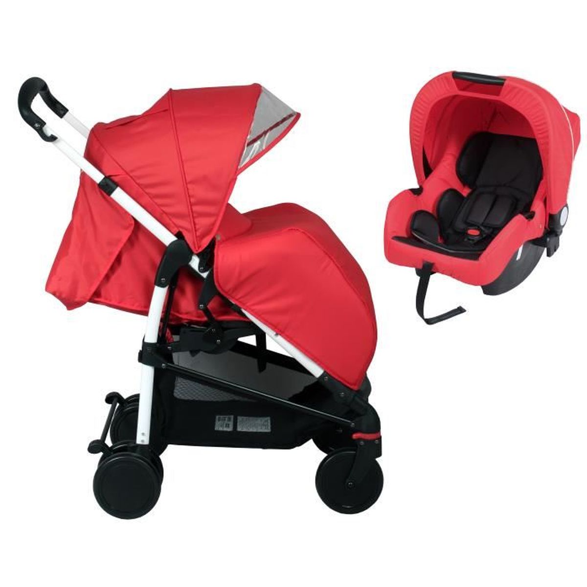 poussette combiné cdiscount