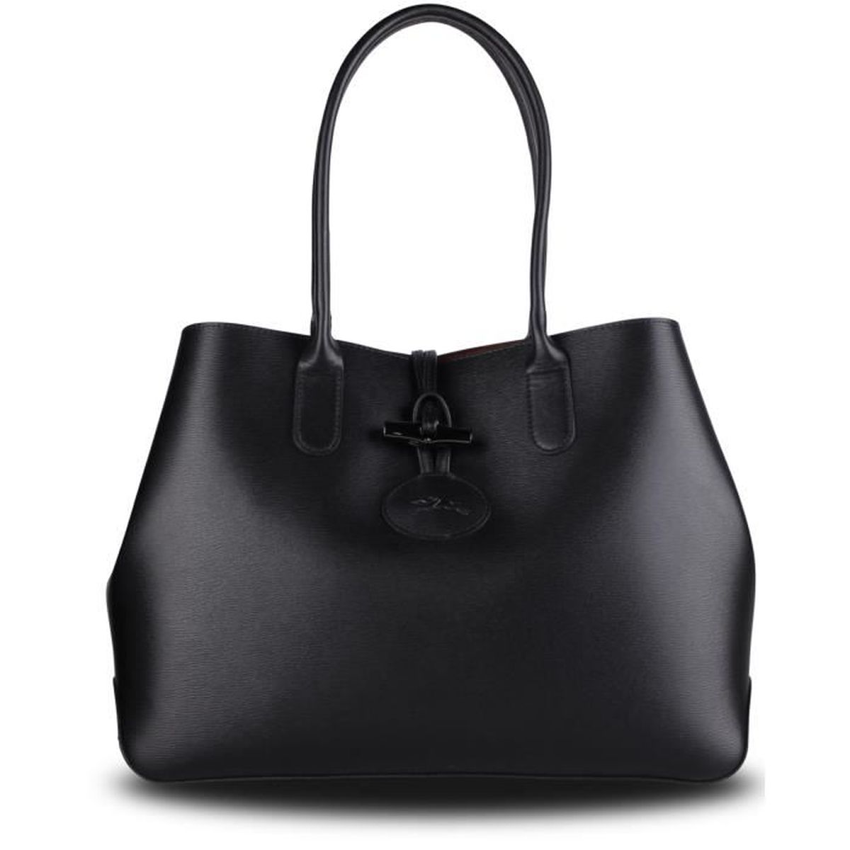 LONGCHAMP - sac femme porté épaule en cuir - NOIR ROSEAU - Achat ... LONGCHAMP - sac femme porté épaule en cuir - NOIR ROSEAU - Achat ...