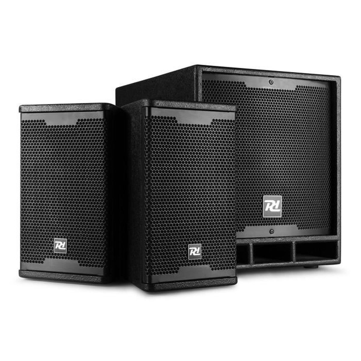 Pack Sono VONYX VX1218BT 1200W – Subwoofer 18 Pouces + 2 Enceintes 12 Pouces – Bluetooth 5.3, USB, SD – Pour DJ, Karaoké, Soirées