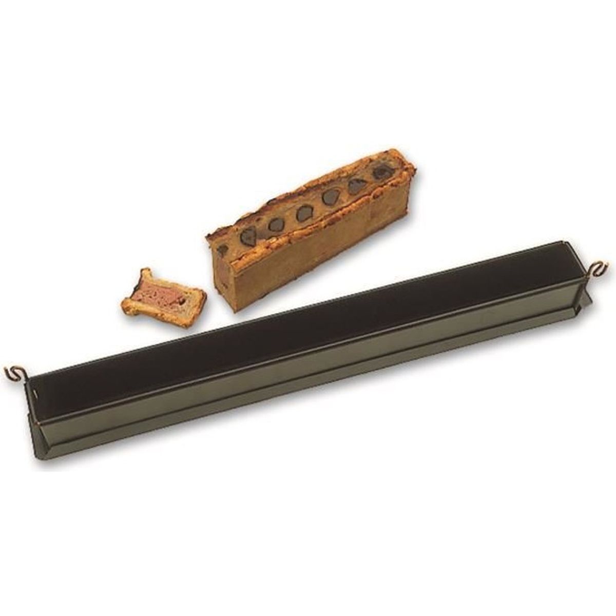 Moule à Pâté En Croute Pas Cher Mini pâté en croûte uni professionnel avec fond Exopan 300 x 40 x 60 mm -  Cdiscount Maison