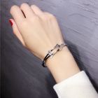 HUEIHWOH Bracelet - Ton d'Argent - Modèle féminin - Argent - Simple - Personnalité