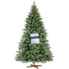 FAIRYTREES Sapin de Noël Artificiel, Nordmann Premium 180 cm, Éléments naturels moulés par Injection, Fabriqué en UE Support en