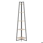 5 FIVE SIMPLY SMART 5five - étagère d'angle "aliaj" 5 niveaux 180cm effet bois