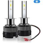 JOYFAN Ampoule H1 Led, 120W 20000LM 6500K très brillant blanc CSP LED kit de conversion de phare, IP67 étanche, plug and play,pack de 2