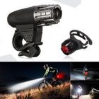 SODIAL USB Rechargeable LED lampe de bicyclette Phare de velo + Set de Feu arriere