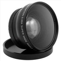 Objectif grand Angle et Macro 52mm 0.45X pour Nikon D3200 D3100 D5200 D5100 objectifs numériques de luxe très haute résolution