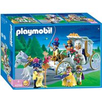 Playmobil - Mariés Carrosse - Collection Le château de Princesse - Avec 6 Personnages