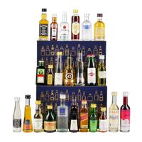 Calendrier de l'avent mini-bar 24 mignonnettes - Le calendrier de 24 bouteilles