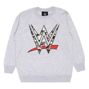 SWEATSHIRT Sweat-shirt Popgear - WWE90016GSW06 - WWE Camo Logo Girls Crewneck Sweatshirt Maillot de survtement Garcon