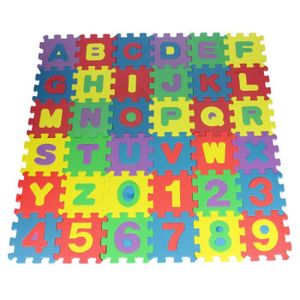 TAPIS ÉVEIL - AIRE BÉBÉ 36pcs - Tapis de Puzzle en mousse pour enfants, 36 pièces, tapis de jeu rampant, jouets éducatifs pour tout-p