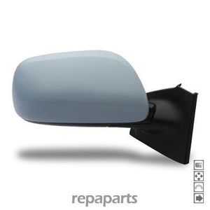 Paire De Coques De Rétroviseurs Noires Texturées Pour Toyota Yaris 2005-2011 - ABS Durable - Installation Facile