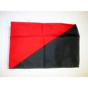 Drapeau Anarcho-Primitivisme 45x30cm – AZ FLAG – Anarchie Verte