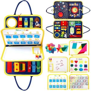 PUZZLE Jeux Montessori Busy Board Pour Enfants Bébé 1 2 3