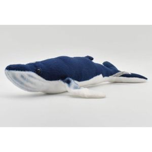 PELUCHE Peluche Baleine Bleue - HANSA - 35 L - Lavable à l
