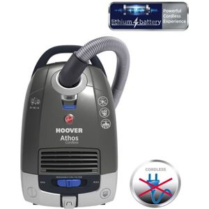 HOOVER ATC18LI Aspirateur Traineau - Sans Fil - Batterie Lithium HD - 72 dB - 5 L - Autonomie 30 min