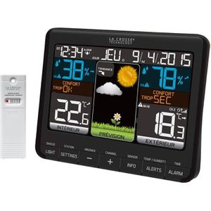 Gankmachine 433MHz sans Fil Station météo avec prévisions température numérique thermomètre hygromètre Capteur d'humidité 
