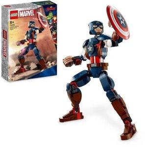 ASSEMBLAGE CONSTRUCTION LEGO® Marvel 76258 La Figurine de Captain America 