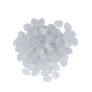 GALET Pierres lumineuses fluorescentes d'extérieur - MOTHINESSTO - Sachet de 100 galets blancs