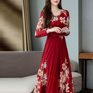 robe rouge longue femme