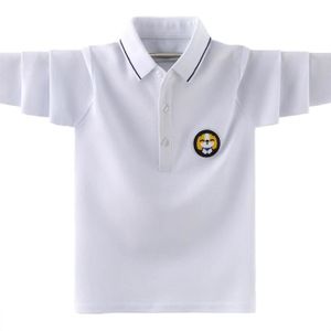 Garçons Nouveau Polo en coton T-Shirt Enfants Manches Courtes Rouge Gris Blanc Marine Top 7-13 An 