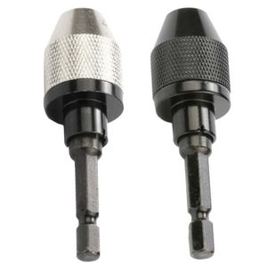 Noir Mandrin de per/çage /à cl/é durable de 1,5 /à 10 mm 3//8-24UNF Adaptateur darbre de montage de filetage Adaptateur de mandrin de per/çage Ensemble de cl/és de mandrin de foret