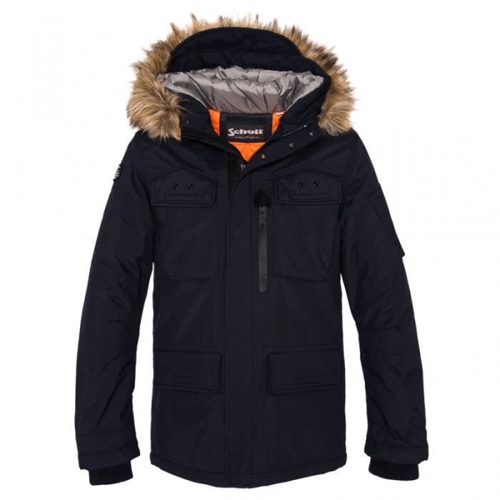 Parka Schott N.Y.C | Longue veste pour homme Noir - Cdiscount Prêt-à-Porter