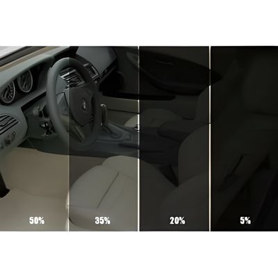 Film Teinté Anti-Rayures Ultra Foncé 1% VLT – 76 Cm X 3 M, Idéal Voiture, Van, Limo – Kit Pro Avec Outils