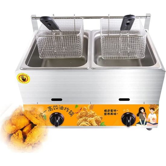 Petite Friteuse Tempura Inox – Avec Panier – Dimensions 27,7x13 Cm – Pour Cuisinière à Induction Ou Gaz