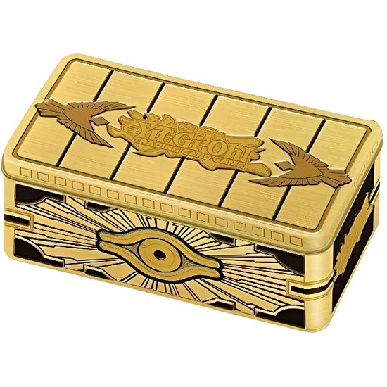 Méga Tin Box 2019 - Yu-Gi-Oh! - Le Sarcophage Doré - 3 Méga-Packs - 5 cartes Promotionnelles
