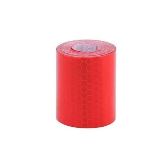 Bande Réfléchissante Adhésive Rouge 20cm X 300cm – Sécurité Voiture, Moto, Vélo & Décoration