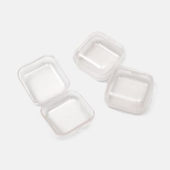 Lot De 9 Boîtes De Rangement Transparentes Pour éponges De Maquillage - Organisateur Compact Et Portable Pour Vanité Ou Voyage