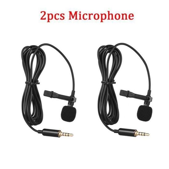 VBESTLIFE Microphone Pour Appareil Photo Microphone De Caméra Jack 3,5 Mm Antibruit Micro De