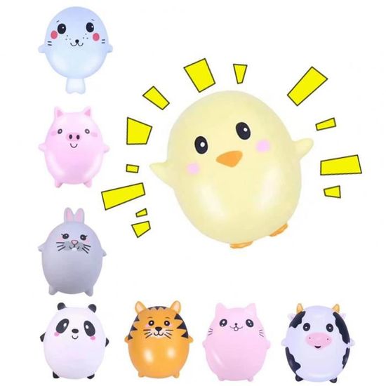 2PCS Prank Jouet de cochon hurlant Jouet de décompression d'évent créatif (couleur assortie 2PCS Prank Jouet de cochon hurlant Jouet de décompression d'évent créatif (couleur assortie