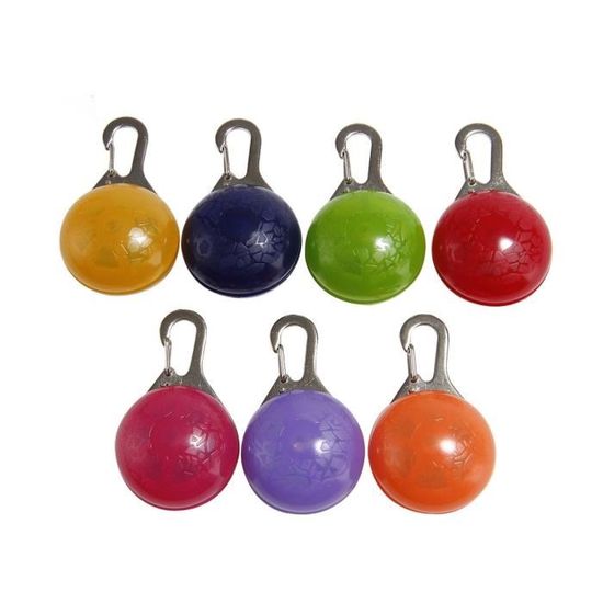 CRAZE Dog Pet Pendant LED Lighted Cat Safety Flashing Night Light Pet