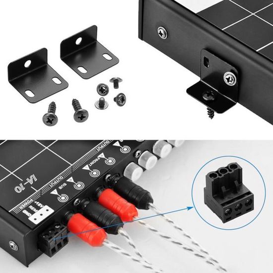 Égaliseur Graphique 7 Bandes Pour Voiture – EQ Audio Avec Entrée Aux 3.5mm Et Sortie Subwoofer