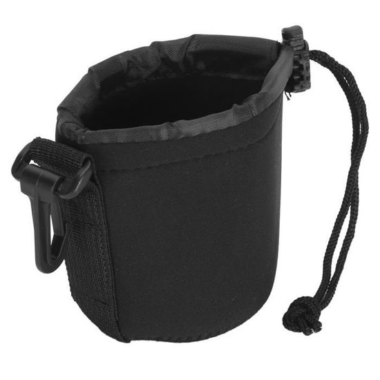 étui Objectif Polyester Pochette Protection Objectif Appareil Photo - Sac à Suspendre Ceinture, Doublure Coton - Compact Et Léger Rangement Objectifs Reflex