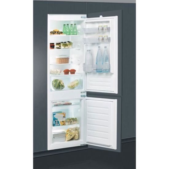 Réfrigérateur 1 porte INDESIT B18A1DI1 - Blanc - 275 L - Intégrable - Froid statique
