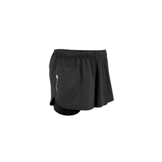 Short de course - adidas - Marathon 20 - Noir/blanc - Femme - Respirant