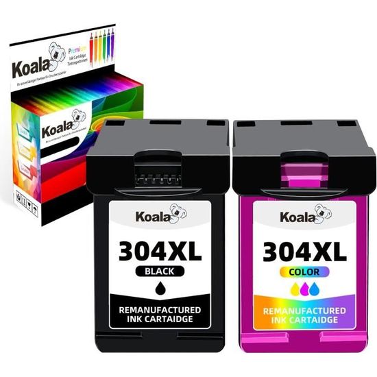 Cartouches D'encre Compatibles HP 304 XL - Lot Multicouleur, Pour DeskJet 3700, 3720, Etc.