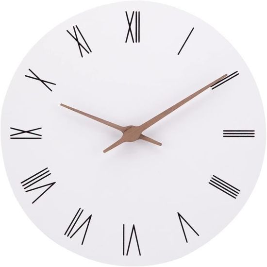 Doré Silencieuse 20cm Noire - Sans Tic-tac - Moderne - Pour Salon/bureau Horloge Murale Doré Silencieuse 20cm Noire - Sans Tic-tac - Moderne - Pour Salon/bureau Horloge Murale