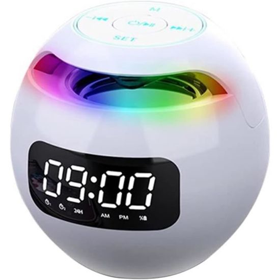 Miroir Portable Bluetooth Numérique | Haut-parleur... – Grandado