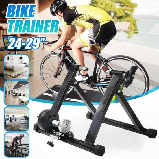 Home Trainer Vélo Entrâineur de Vélo 24 à 29 pouce Chargeur Max 150KG -  Cdiscount Sport