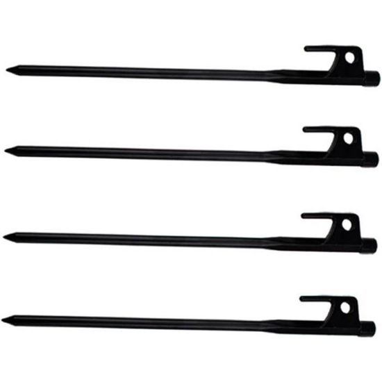Yaheetech Lot de 20 Piquets de Tente Solides Piquets Métalliques